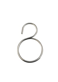 C90081  Open End Ring Hook 18mm Chrome